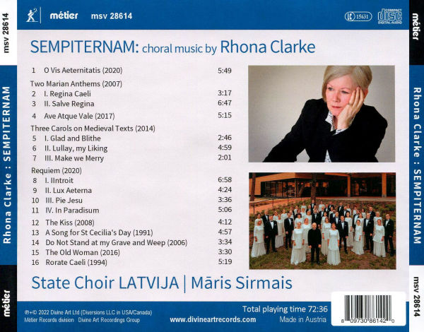 Sempiternam: Choral Music by Rhona Clarke