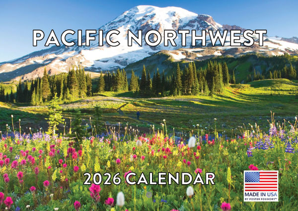2026 Pacific Northwest Calendar Monthly Wall Calender 12 Month