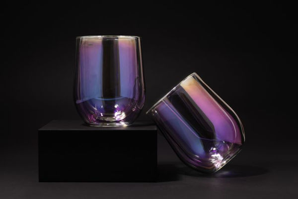 Glass Stemless Double Pack Prism