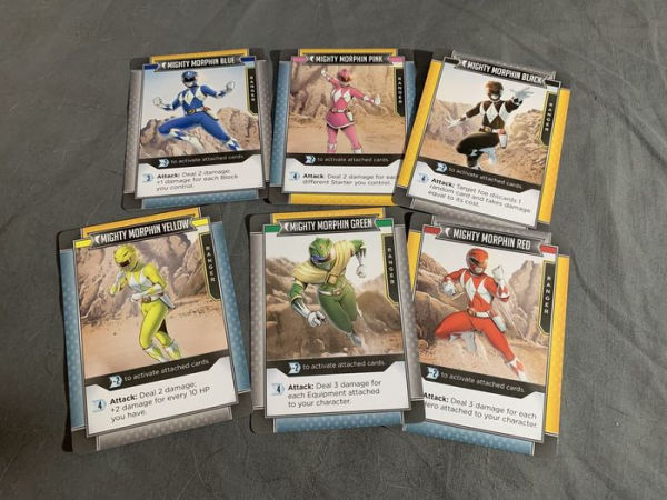 Power Rangers Deck Building Game