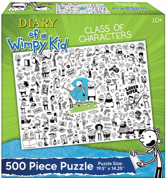 Diary of a Wimpy Kid Class Characters 500pc Puzzle