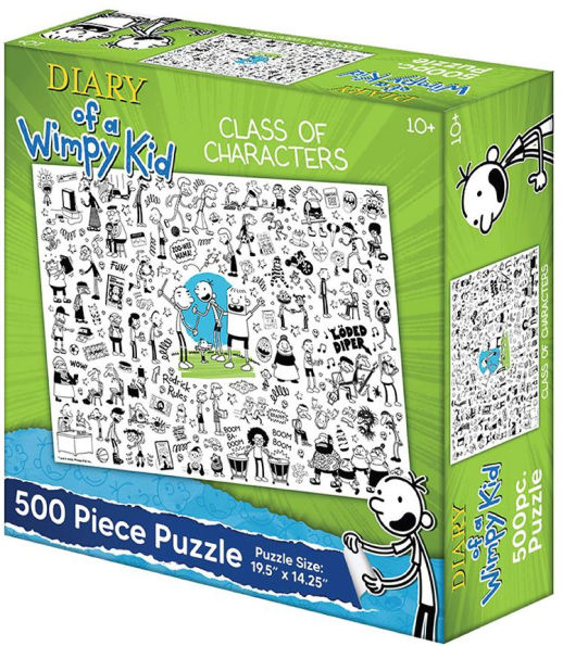 Diary of a Wimpy Kid Class Characters 500pc Puzzle