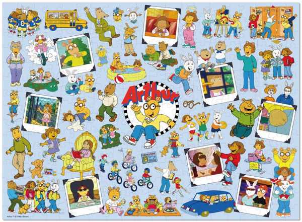 Arthur Character Collage 300 Piece Puzzle