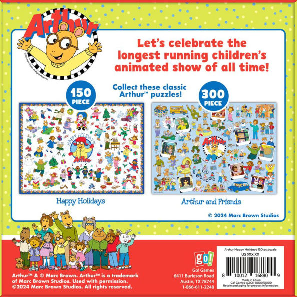 Arthur Happy Holidays 150 Piece Puzzle