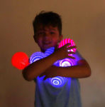Alternative view 2 of Light-Up Drop Dots Ball 85mm (Assorted; Colors Vary)
