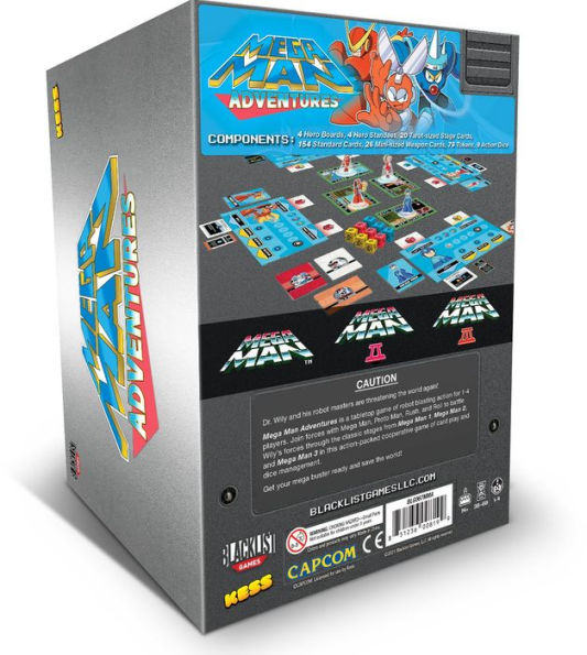 Mega Man Adventures Board Game by Kessler Corporation