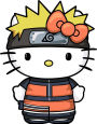 Alternative view 5 of Hello Kitty Naruto FigPin