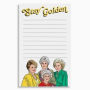 Notepad: Stay Golden