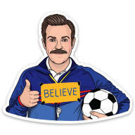 Title: Believe Vinyl Sticker