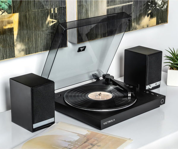 Victrola Automatic Bluetooth Turntable - VPT-800-BLK