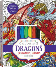 Title: Kaleidoscope Coloring:Dragons,Dinosaurs,Robots & More, Author: Hinkler