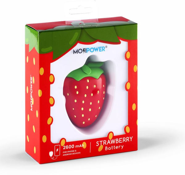 Mojipower Strawberry Portable Charger