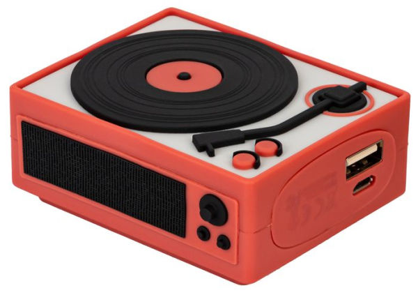 Mojipower Red Turntable Portable Charger