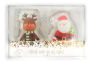 Alternative view 2 of Oliver Smith Light Up Holiday Gel Clings - Santa/Reindeer