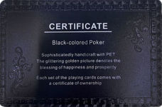 Alternative view 3 of Black Plastic Playing Cards