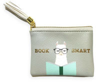 Title: Gift Card Pouch - Llama Gray