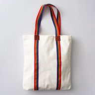 Title: Rainbow Handle Tote Bag