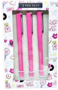 Title: Set of 3 Plastic Pens