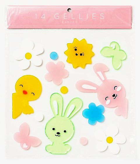 Bunny & Chick Easter Gel Clings