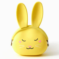 Title: Yellow Silicone Bunny Pouch