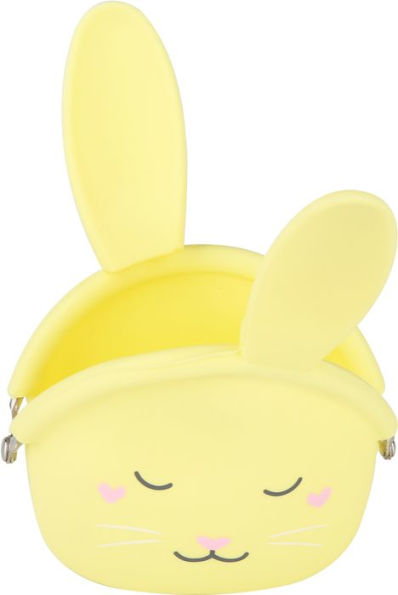 Yellow Silicone Bunny Pouch