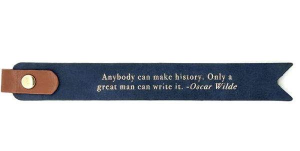Leatherette Bookmark - Oscar Wilde
