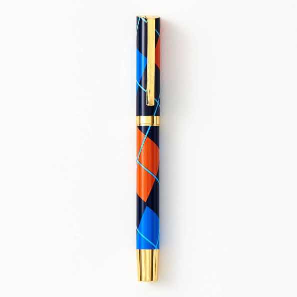 Plaid Boxed Ball Point Pen