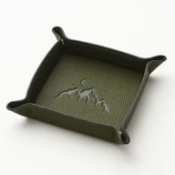 Title: Green Leatherette Catchall