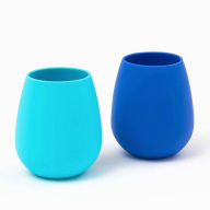 Title: Silicone Stemless Wine Glasses