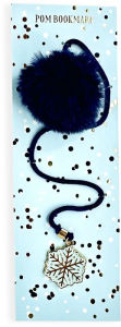 Title: Pom Pom Bookmark with Snowflake Charm