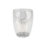 Title: Confetti Happy Hour Stemless Wine Glass