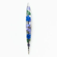 Title: Blue Pressed Flower Resin Pen