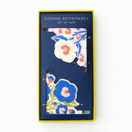 Bold Floral Corner Bookmarks