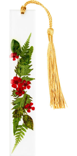 Pressed Greenery Bookmark