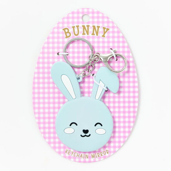 Mirrored Bunny Keychain