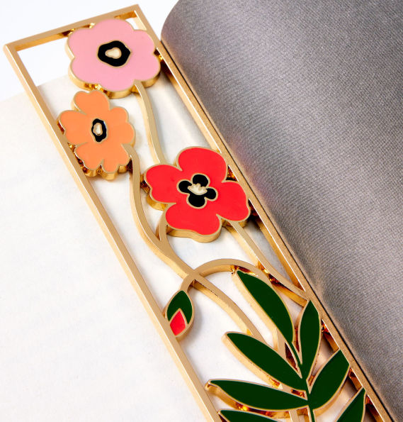 Laser Cut Flower Bookmark
