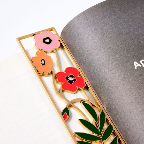 Laser Cut Flower Bookmark