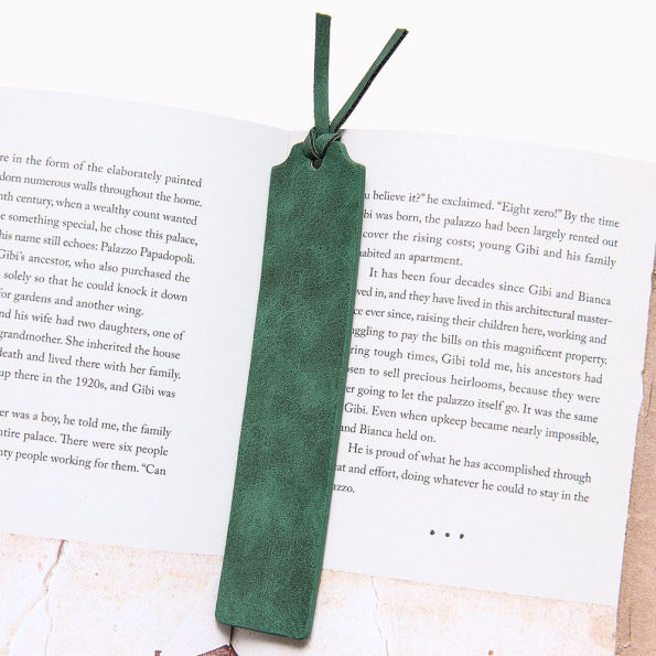 Jeremiah Brent x PS Leatherette Suede Bookmark in Gift Box