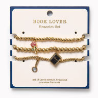 Title: Book Lover Bracelet Set