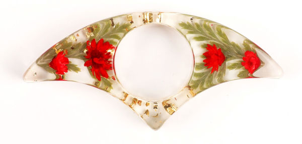 Acrylic floral page holder