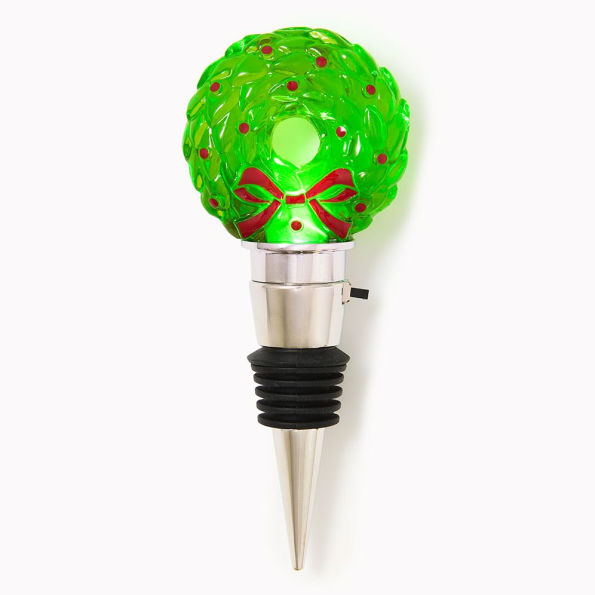 Light Up Wreath Wine Stopper