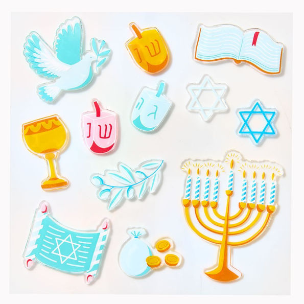 Hanukkah Gel Clings