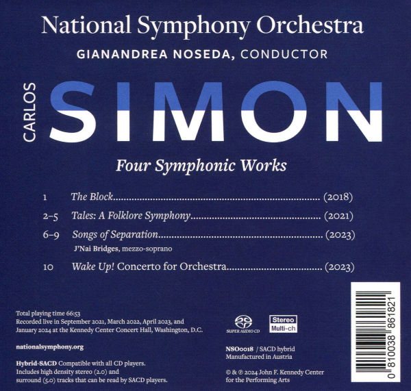 Carlos Simon: Four Symphonic Works