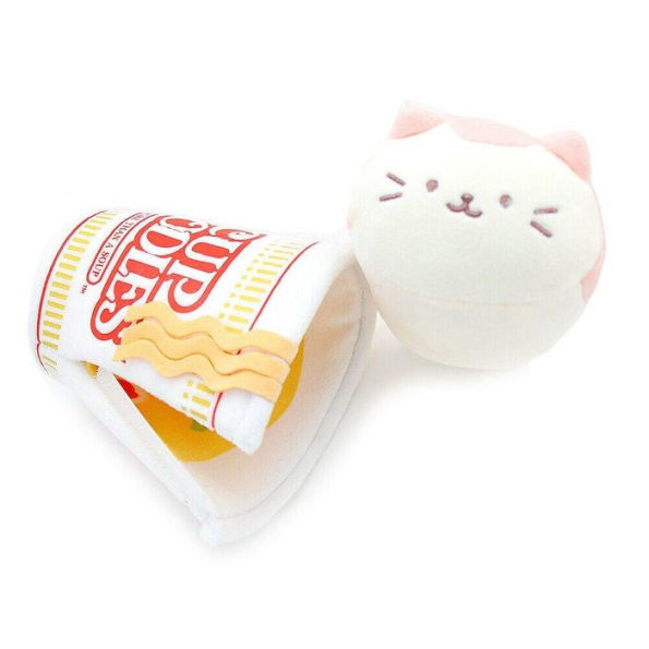 [2-in-1] Anirollz x Cup Noodles | 2pcs Plush Gift Set : Foxiroll