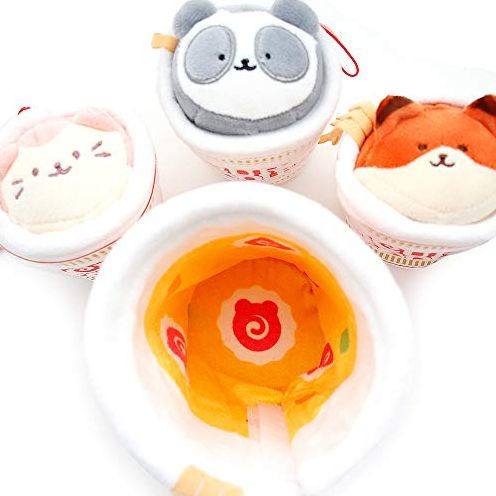 [2-in-1] Anirollz x Cup Noodles | 2pcs Plush Gift Set : Foxiroll