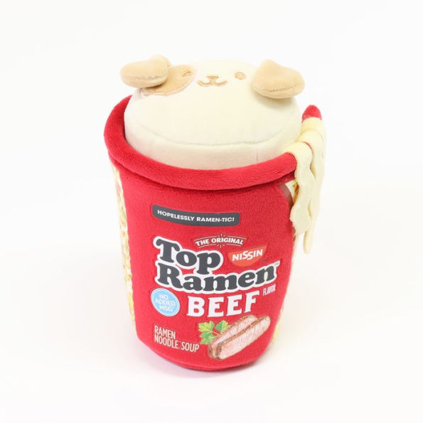 Top Ramen-San Cup of Noodle Soup Fiesta Plush 2024 Pillow Giant 24X20” Soft Red