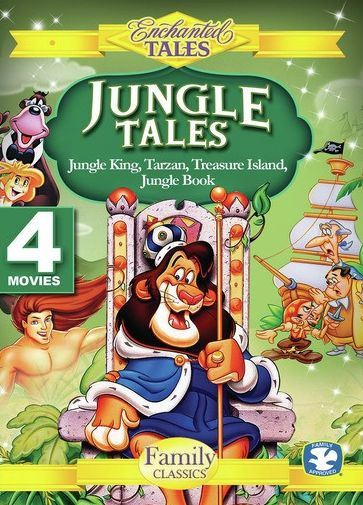 Jungle Tales: Tarzan/Jungle King/Jungle Book/Treasure Island