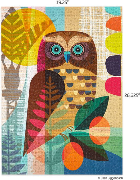 Ruru Owl 1000-Piece Jigsaw Puzzle