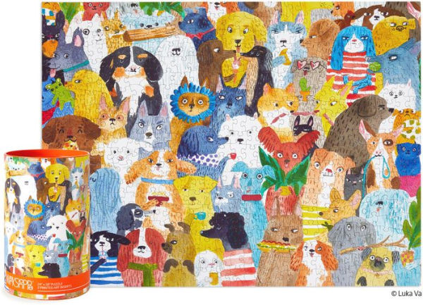 Doggie Day Care 500-Piece Jigsaw Puzzle