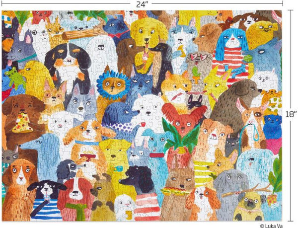 Doggie Day Care 500-Piece Jigsaw Puzzle